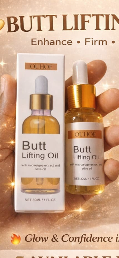 Butt Oil – Product Information 🍑✨

Butt Oil is a body oil made to help moisturize, smooth, and improve the look of the skin on the buttocks. It keeps the skin soft, glowing, and healthy.
