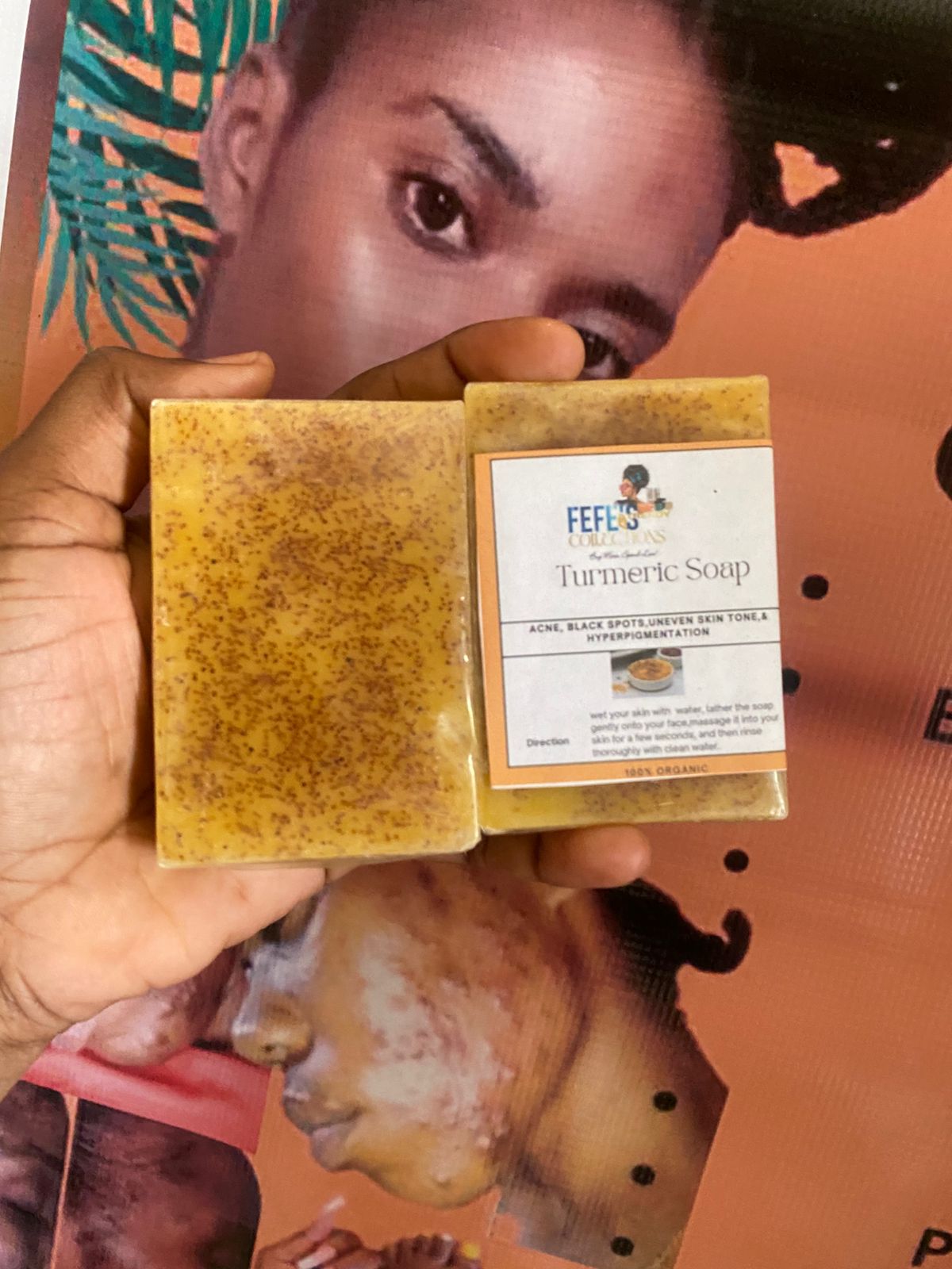 Turmeric Soap

Turmeric Soap is a natural skincare product made with turmeric, known for its powerful antibacterial and brightening properties. It helps cleanse the skin, reduce acne, fade dark spots, and improve overall skin tone for a healthier glow.