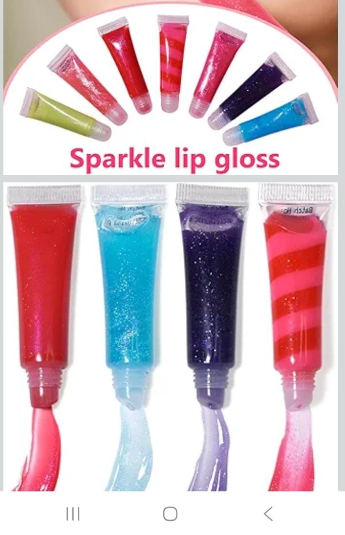 Sparkle lip gloss